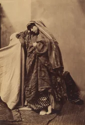 Estudio orientalista de una mujer, 1858