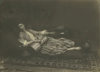 Odalisca reclinada, 1858