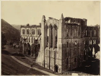 Abadía de Rievaulx, el transepto norte