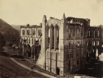 Abadía de Rievaulx, el Transepto Norte, 1854