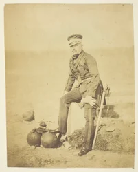 Sir Henry William Barnard (1799-1857), General, Jefe de Estado Mayor; Tomado en Crimea