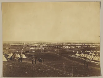 El campamento aliado antes de Sebastopol