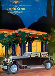 Póster, Lorraine, Société Générale Aéronautique, 1928