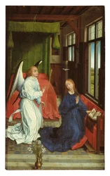 Anunciación (óleo sobre tabla)
