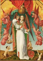 Altar del Juicio Final ... (óleo sobre madera)