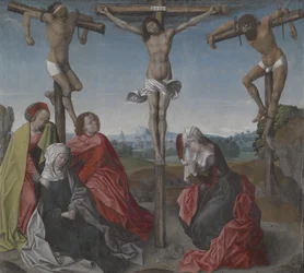 Crucifixión, c.1500 (óleo sobre lienzo)