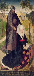 Guillemette de Montagu con San Guillermo, 1460-66