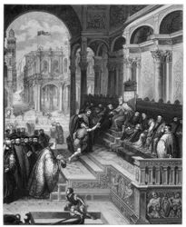 La presentación del anillo, 1534