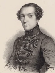 Retrato del pianista y compositor Antoine de Kontski 1817-1899