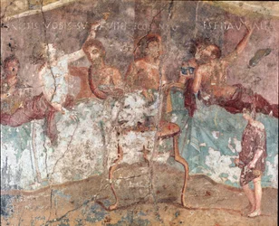 Un banquete (fresco)