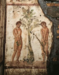 Adán y Eva en el Jardín del Edén (fresco)