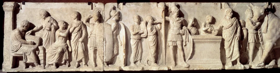 Roma antigua: relieve conocido como Domitius Ahenobarbus