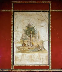 Paisaje bucólico (fresco)