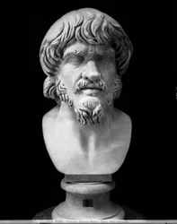 Busto de prisionero dace (mármol)