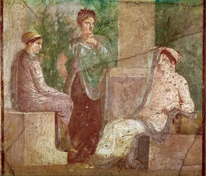 Conversación de mujeres (fresco)