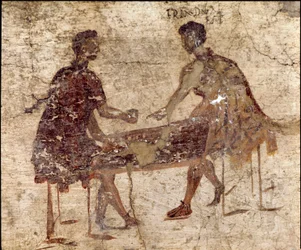 Jugadores de dados (fresco)