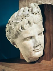 Cabeza del emperador Augusto (63-14 a.C.) 27-17 a.C.