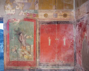 Hércules en el jardín de las Hespérides, de la Casa del Sacerdote Amandus, c.15 a.C.-50 d.C.