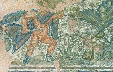 Escena de caza, Casa de Dionysos, Paphos, Chipre