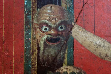 Ritos de iniciación del culto a Dionisio, fresco de la Villa de los Misterios
