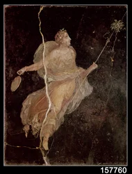 Ménade, de la Casa del Barco, Pompeya, siglo I a.C.-79 d.C.