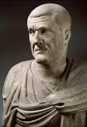 Estatua de mármol del emperador Maximino el Tracio (173-238) - Roma, Museos Capitolinos