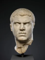 Retrato de mármol del emperador Caracalla