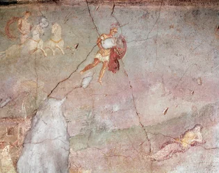 Marte encuentra a Rea Silvia dormida y la seduce (fresco)