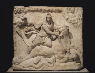 Mitra sacrificando al toro, siglo II-III