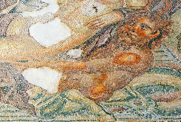 Nereidas y Bythos (detalle de Bythos)