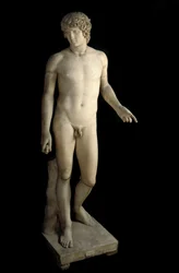 Arte romano: representación de Antínoo (ca. 110-130 d.C.)