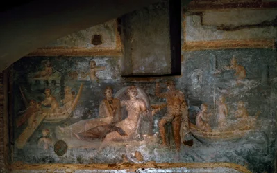 El regreso de Proserpina del inframundo, siglo II-III (fresco)