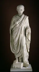 Estatua togada del joven Nerón, c.50 d.C.