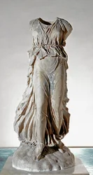 Estatua de mármol blanco de Nike
