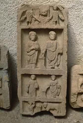 Estela con figuras humanas, Alto Imperio (27 a.C.-395 d.C.)