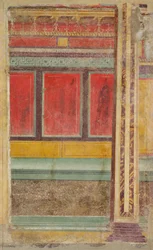 Pintura mural de una villa en Boscoreale