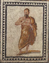 Un filósofo (mosaico)