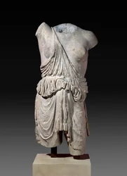Una amazona, copia romana de un bronce griego de c.430 a.C.