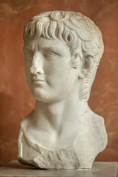 Busto del general romano Germánico (15 a.C. - 19 d.C.)