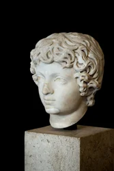 Cabeza del Emperador Romano Caracalla Niño (188 - 217 d.C.)