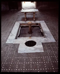 Atrio de la Casa del tramezzo di legno, siglo V a.C.-I d.C.