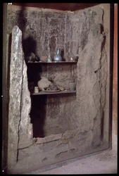 Armario carbonizado, Casa a Graticcio, siglo V a.C.-siglo I d.C.