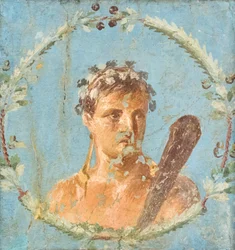 Fresco que representa a Hércules