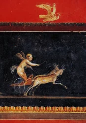 Friso con cupido, Casa de los Vettii, Pompeya (Lista del Patrimonio Mundial de la Unesco