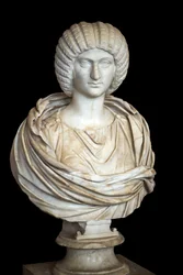 Julia Domna (ca. 170 - 217 d.C.), mármol, arte romano