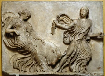 Bajo relieve del parapeto del templo de Atenea Nike