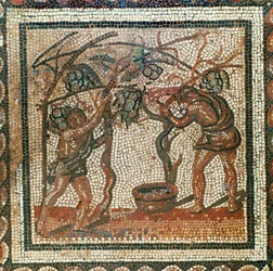 Recogida de uvas (mosaico)