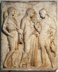 Arte romano: Orfeo, Eurídice y Hermes