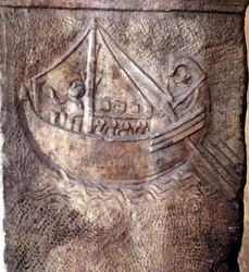 Barcos de transporte de la era romana