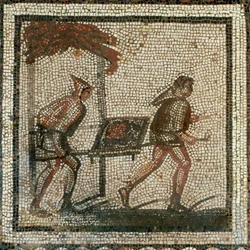 Transporte de estiércol (mosaico)